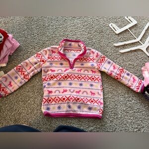 Okie Dokie Pink and Purple Patterned Kids Jacket